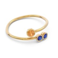 Petite Modern Wrap Bezel Varga Ring