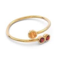 Petite Modern Wrap Bezel Varga Ring