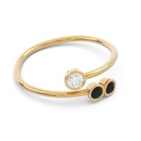 Petite Modern Wrap Bezel Varga Ring