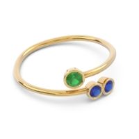 Petite Modern Wrap Bezel Varga Ring