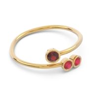 Petite Modern Wrap Bezel Varga Ring