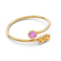 Petite Modern Wrap Bezel Varga Ring