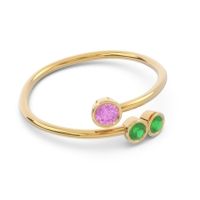 Petite Modern Wrap Bezel Varga Ring
