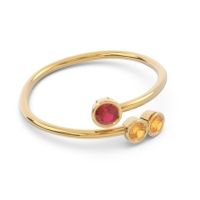 Petite Modern Wrap Bezel Varga Ring
