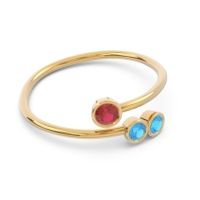 Petite Modern Wrap Bezel Varga Ring