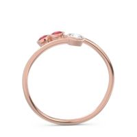 Petite Modern Wrap Bezel Varga Ring