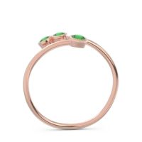 Petite Modern Wrap Bezel Varga Ring