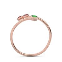 Petite Modern Wrap Bezel Varga Ring