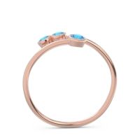 Petite Modern Wrap Bezel Varga Ring