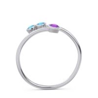 Petite Modern Wrap Bezel Varga Ring