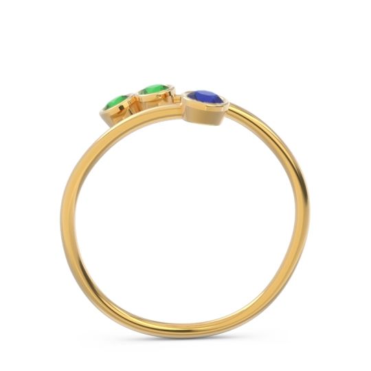 Petite Modern Wrap Bezel Varga Ring