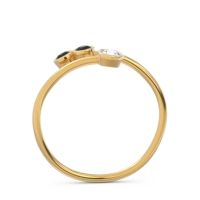 Petite Modern Wrap Bezel Varga Ring