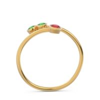Petite Modern Wrap Bezel Varga Ring