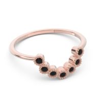 Petite Modern Curved Bezel Mandahasa Ring