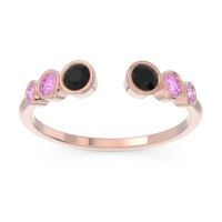 Petite Modern Open Bezel Aruha Ring