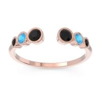 Petite Modern Open Bezel Aruha Ring