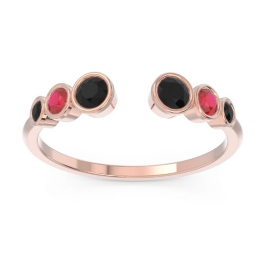 Petite Modern Open Bezel Aruha Ring