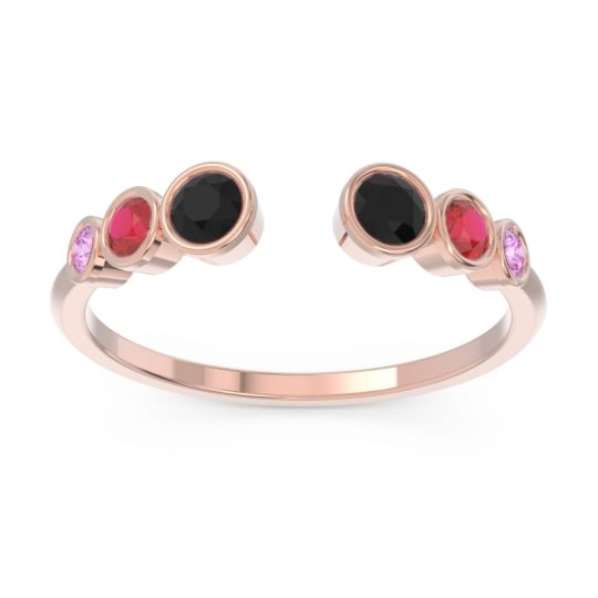 Petite Modern Open Bezel Aruha Ring