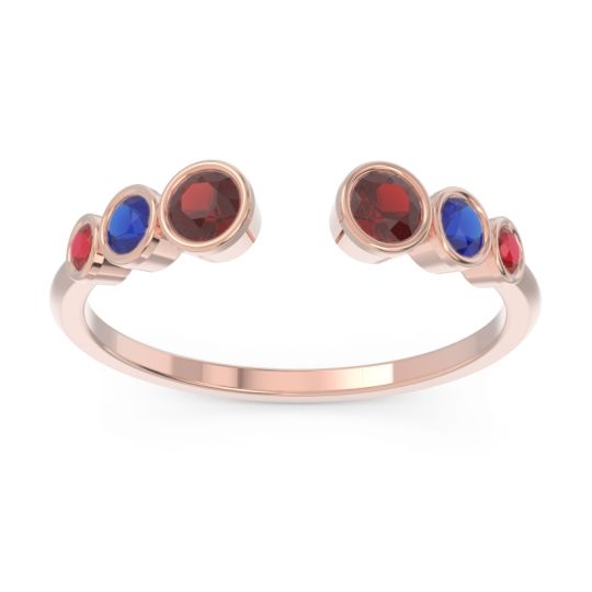 Petite Modern Open Bezel Aruha Ring