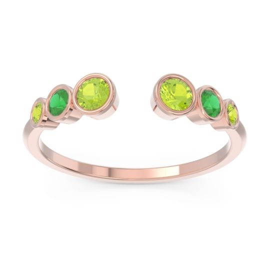 Petite Modern Open Bezel Aruha Ring