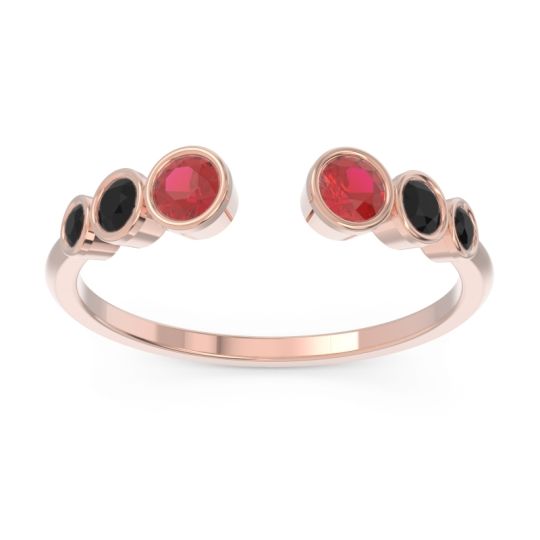 Petite Modern Open Bezel Aruha Ring
