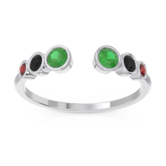 Petite Modern Open Bezel Aruha Ring