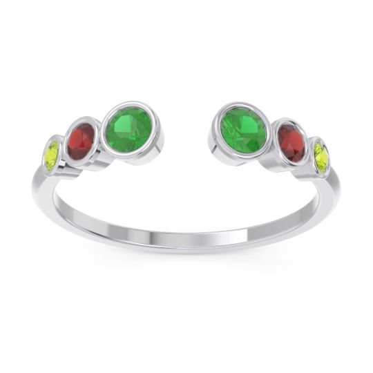 Petite Modern Open Bezel Aruha Ring