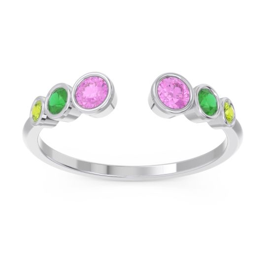 Petite Modern Open Bezel Aruha Ring