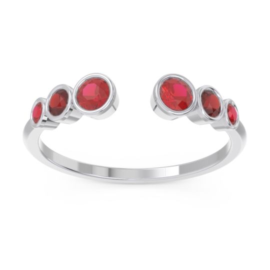 Petite Modern Open Bezel Aruha Ring