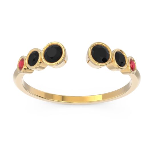 Petite Modern Open Bezel Aruha Ring