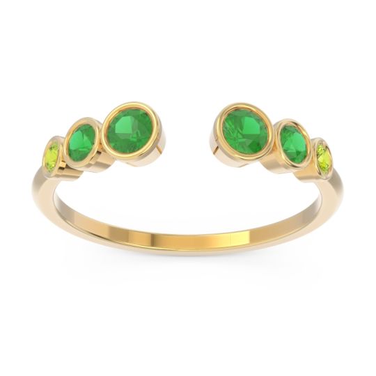 Petite Modern Open Bezel Aruha Ring