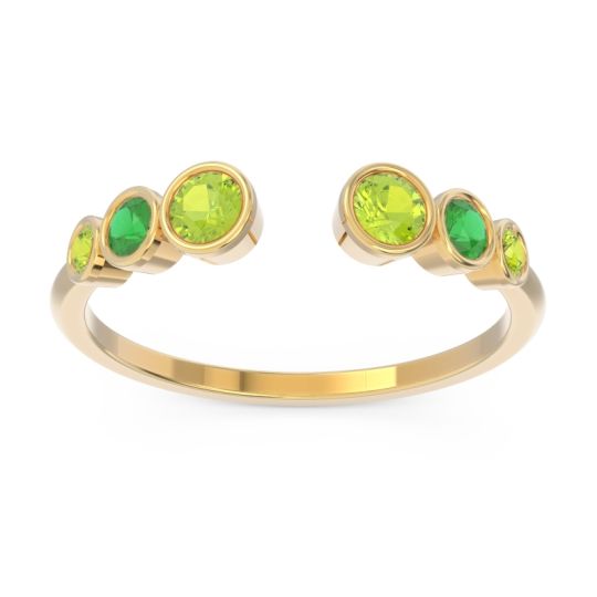 Petite Modern Open Bezel Aruha Ring