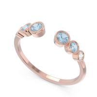 Petite Modern Open Bezel Aruha Ring