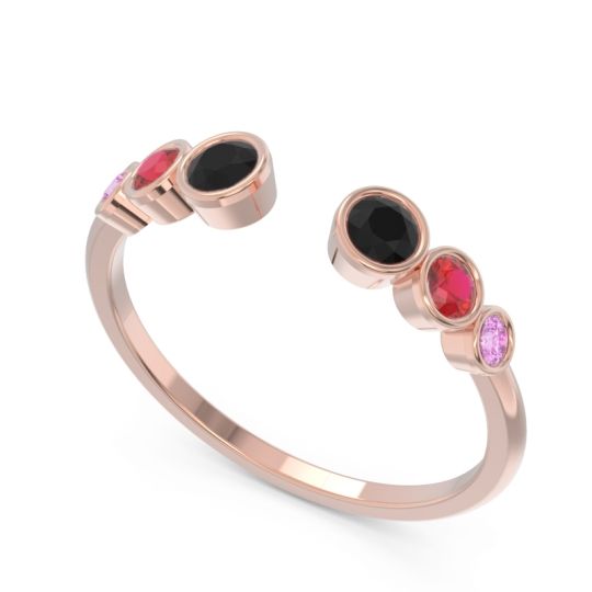 Petite Modern Open Bezel Aruha Ring