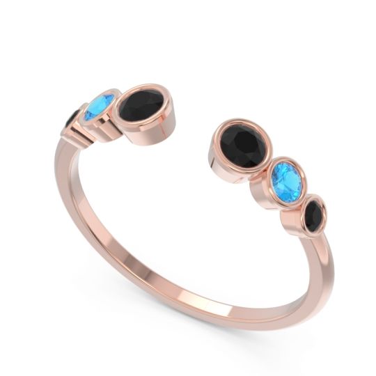 Petite Modern Open Bezel Aruha Ring