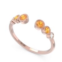 Petite Modern Open Bezel Aruha Ring