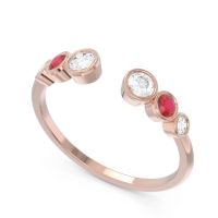 Petite Modern Open Bezel Aruha Ring