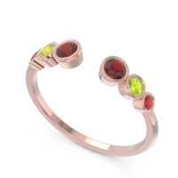 Petite Modern Open Bezel Aruha Ring