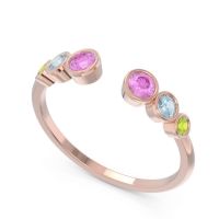 Petite Modern Open Bezel Aruha Ring