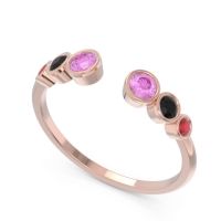 Petite Modern Open Bezel Aruha Ring