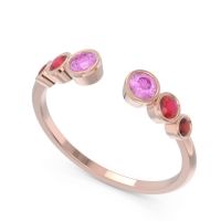 Petite Modern Open Bezel Aruha Ring