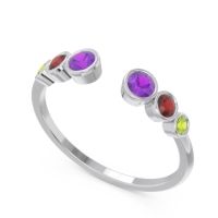 Petite Modern Open Bezel Aruha Ring