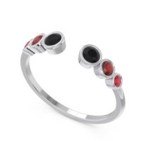 Petite Modern Open Bezel Aruha Ring