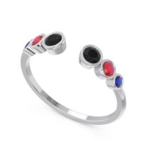 Petite Modern Open Bezel Aruha Ring