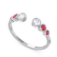 Petite Modern Open Bezel Aruha Ring