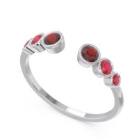 Petite Modern Open Bezel Aruha Ring