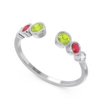 Petite Modern Open Bezel Aruha Ring