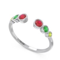 Petite Modern Open Bezel Aruha Ring