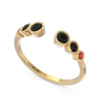 Petite Modern Open Bezel Aruha Ring