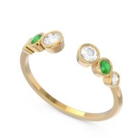 Petite Modern Open Bezel Aruha Ring